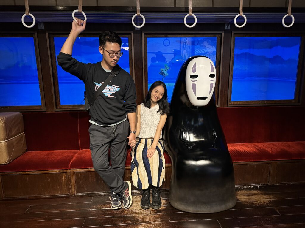 Become a Character in Memorable Ghibli Scenes - Train with No Face.